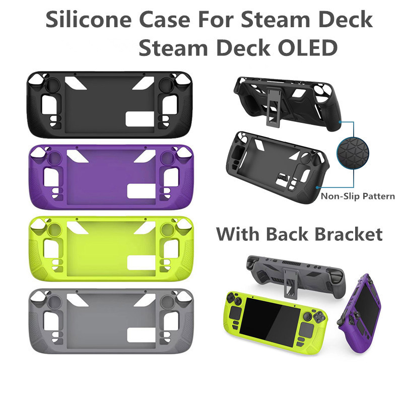 Console Gaming Steam - Casing silikon untuk Game OLED dek