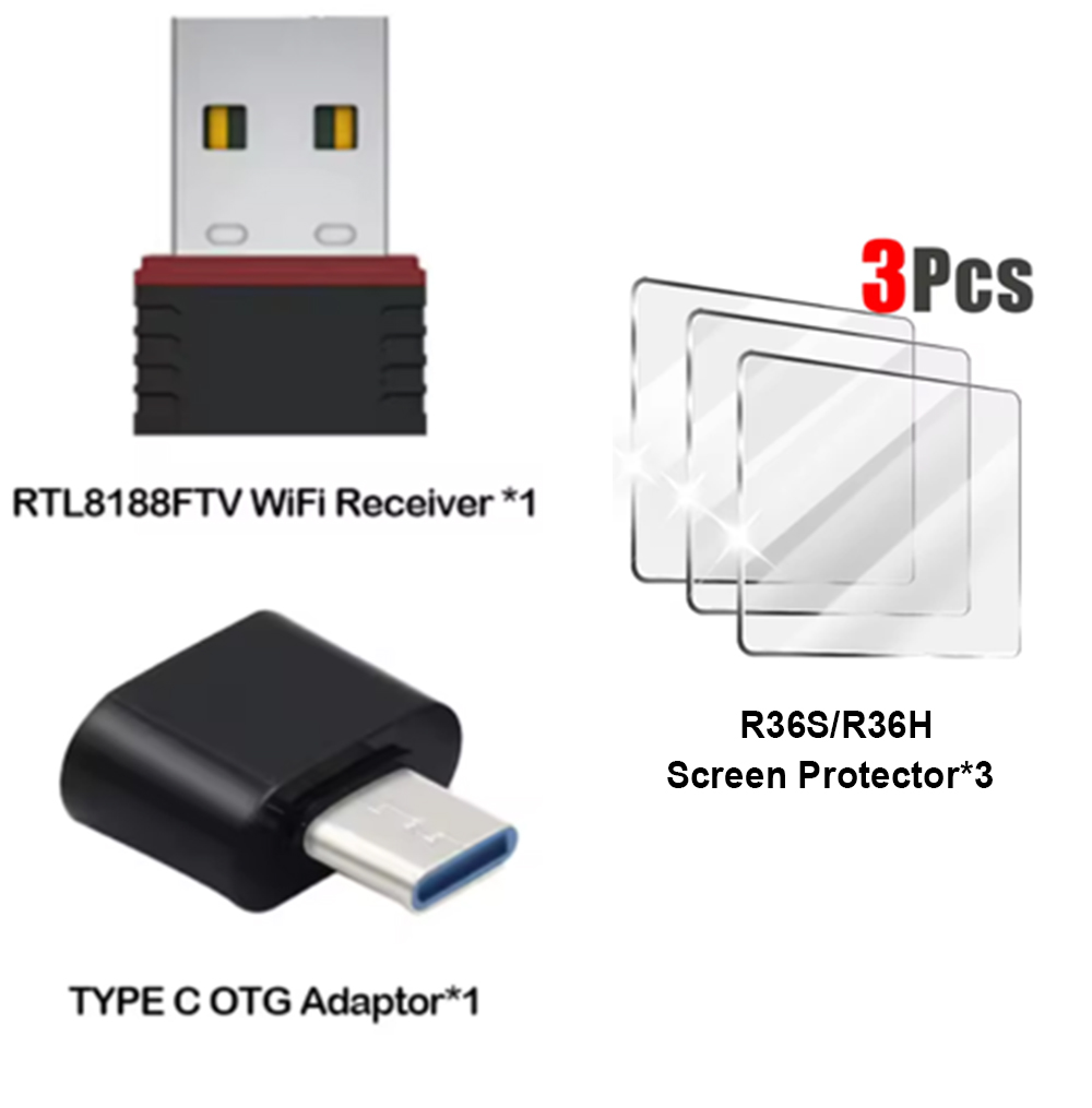 Gaming Console R36H - R36S (WiFi) RTL8188FTV Dongle USB dan