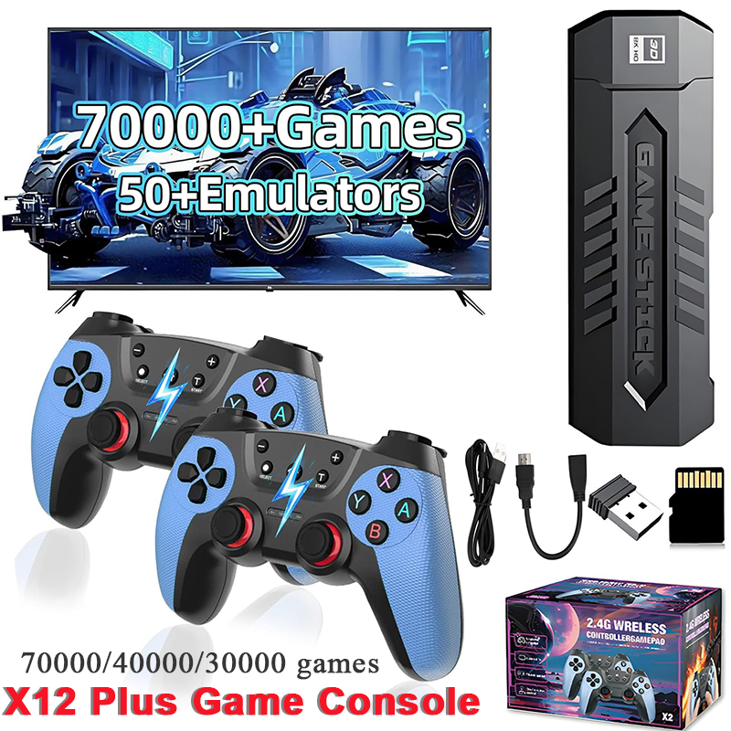 Gaming Console Handheld Retro - X2 Retro Game Stick dengan 128GB