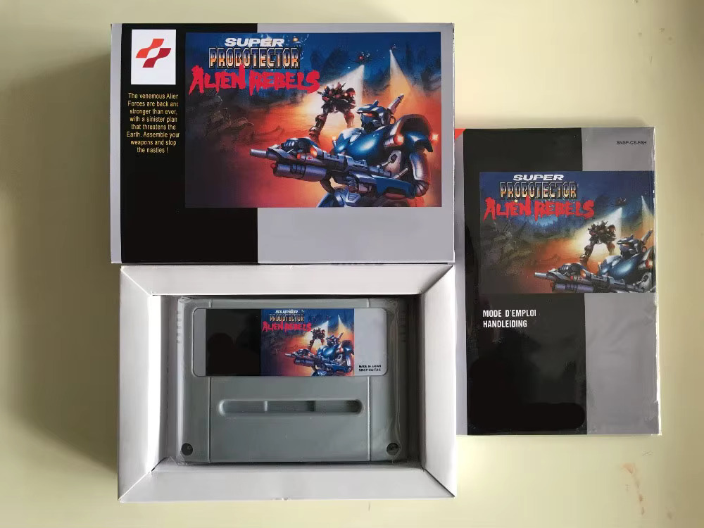 Gaming Console Box - Game 16Bit ** Super Probotector Alien