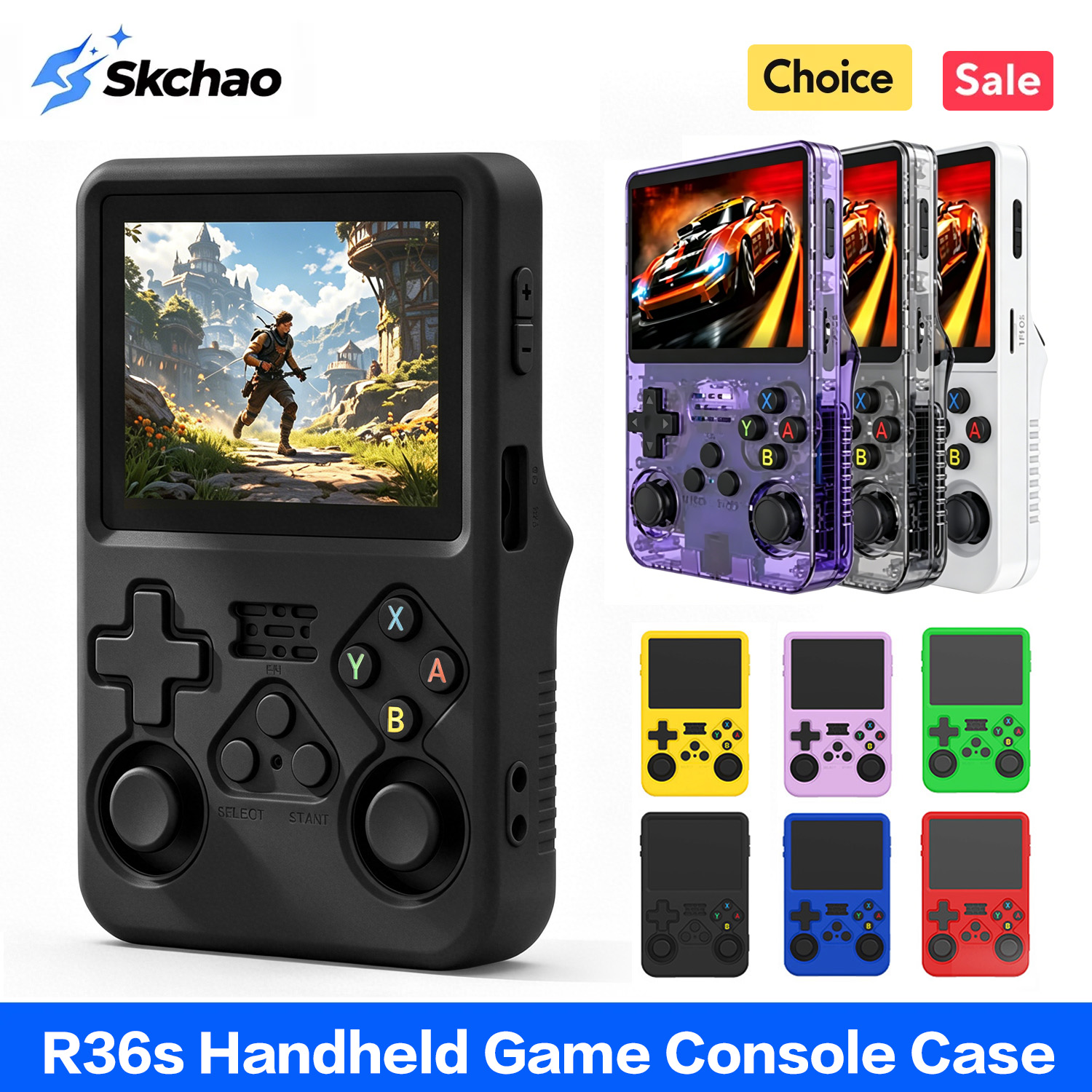 Gaming Console R36S - Casing Pelindung R36s untuk R36S, Casing