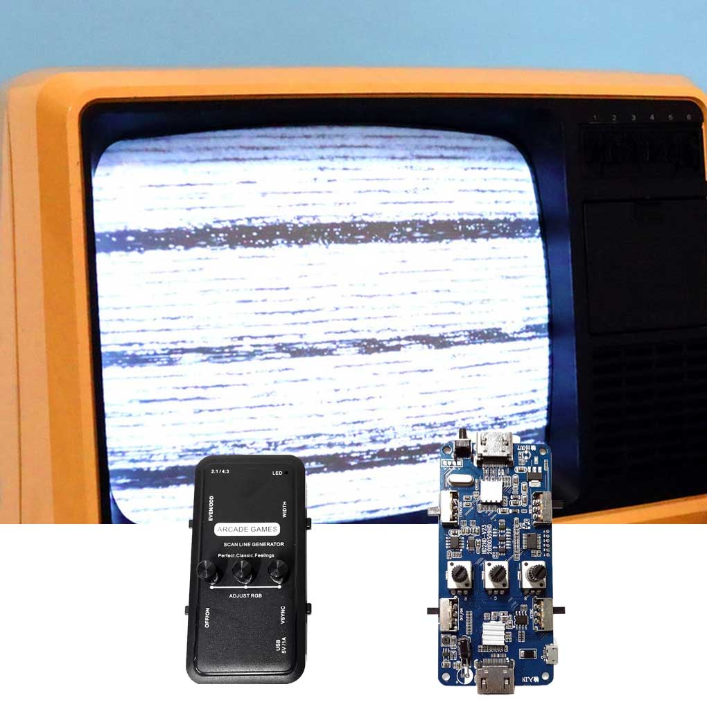 Gaming Console Generations - Generator Scanline dapat disesuaikan dengan 3