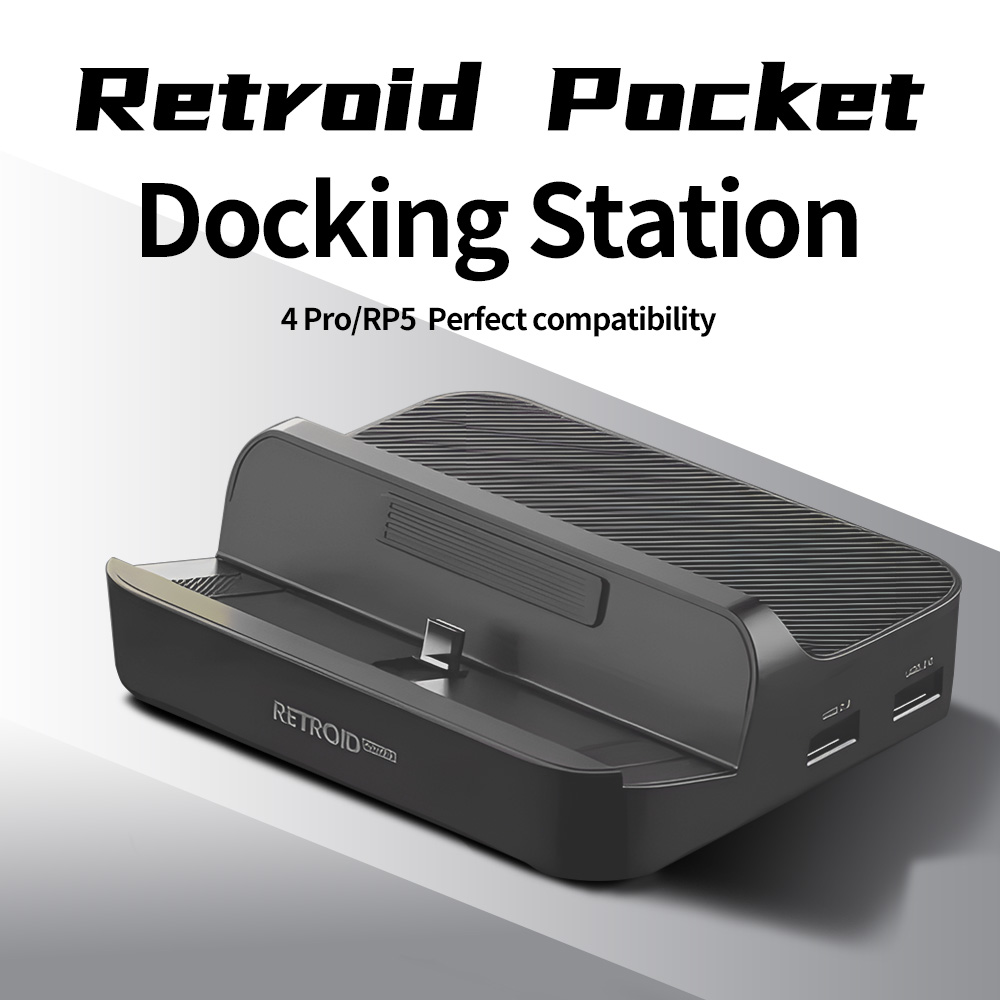 Gaming Console Mini - Stasiun Dok Retroid Pocket 5 untuk
