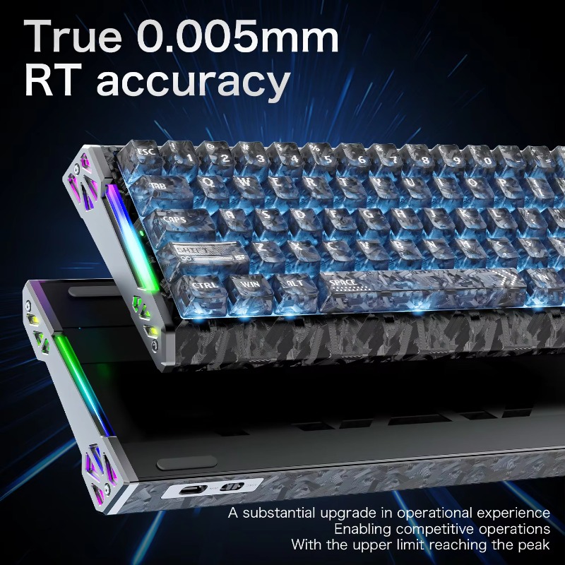 Keyboard Attack Shark untuk R8 - Gaming Console With Keyboard ulasan dan harga