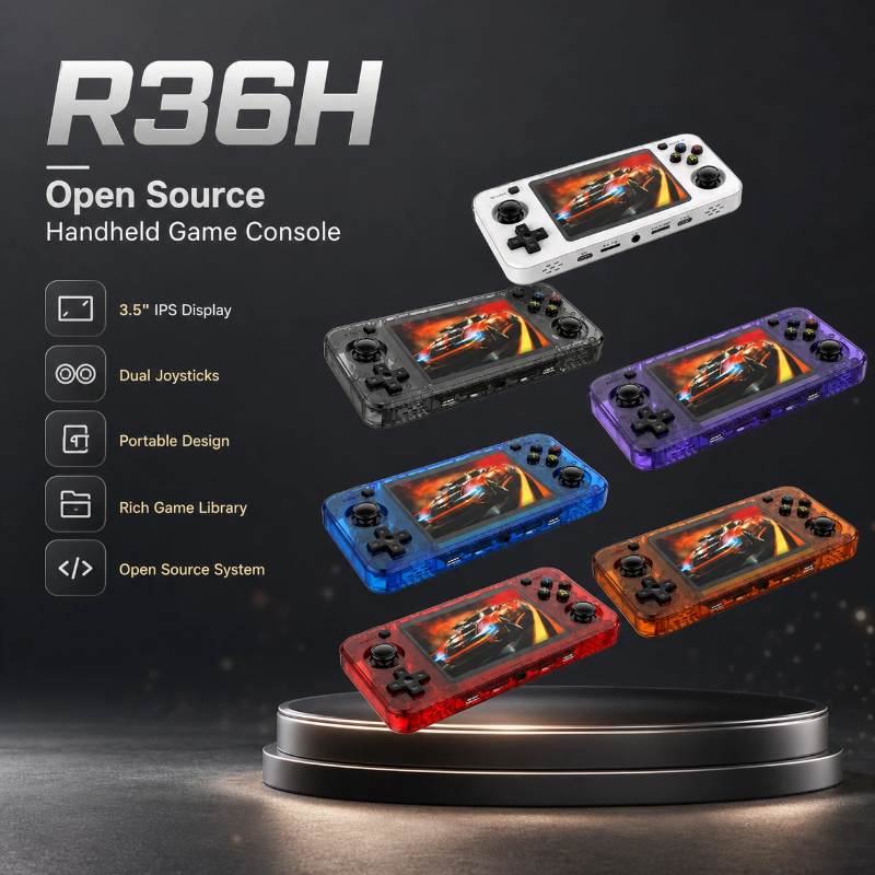 Konsol Game Genggam R36h Layar - Gaming Console R36H ulasan dan harga