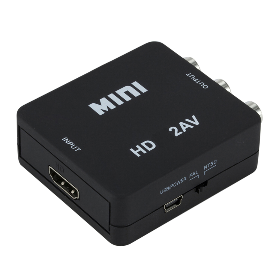 Kotak Konverter HDTV RCA AV CV - Gaming Console Box ulasan dan harga