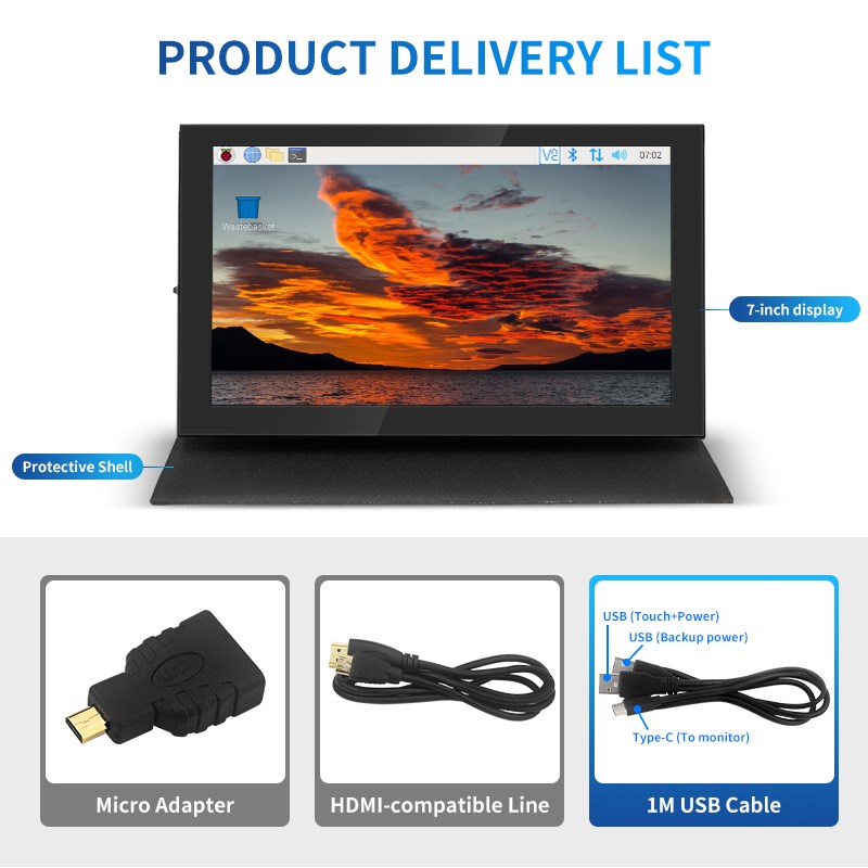 Layar Sentuh IPS 7 Inci LCD Ko - Pc Gaming Handheld Console ulasan dan harga