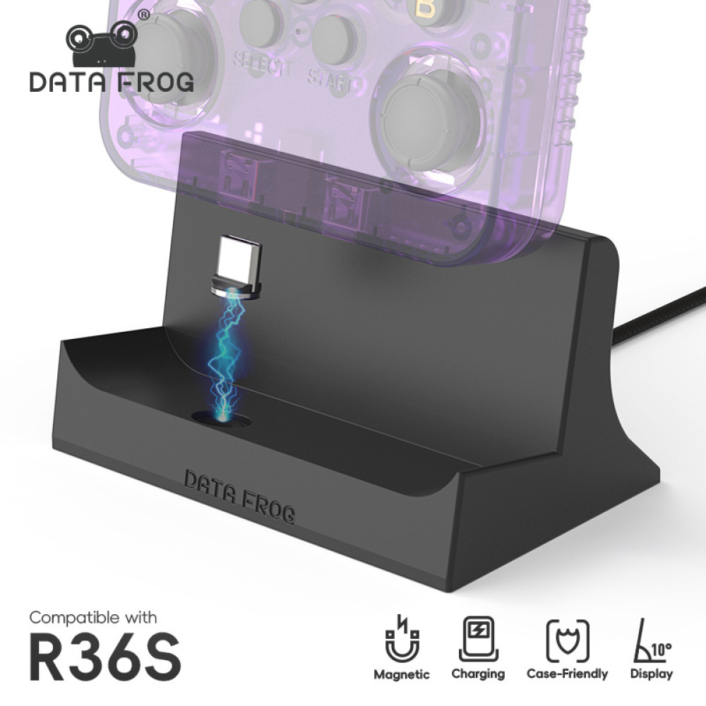 Basis Pengisian Daya Magnetik  - Gaming Console R36S ulasan dan harga