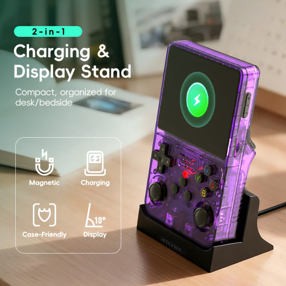 Basis Pengisian Daya Magnetik  - Gaming Console R36S ulasan dan harga