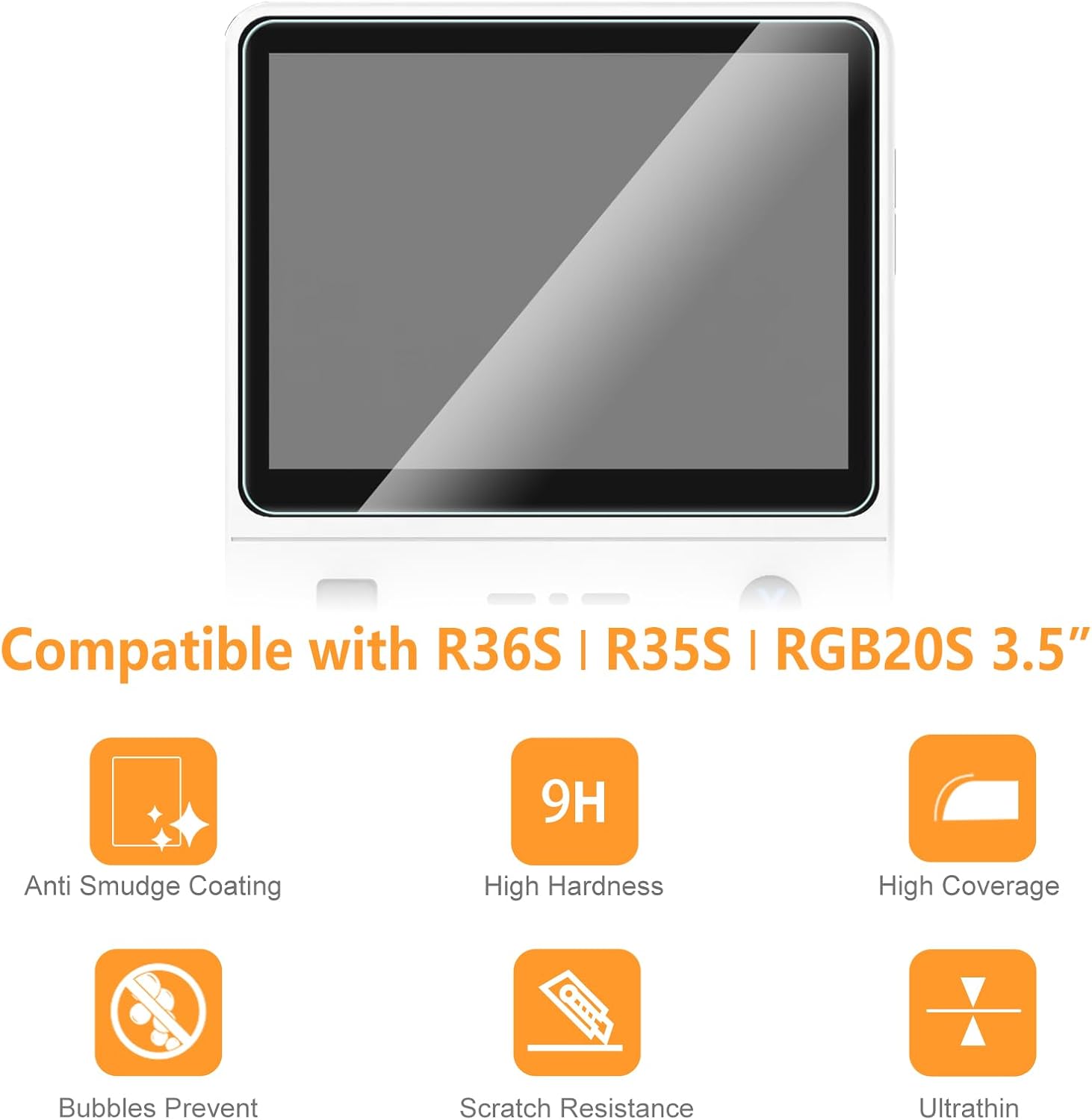 4 IN 1 Case+Kaca untuk Konsol  - Gaming Console R36S ulasan dan harga