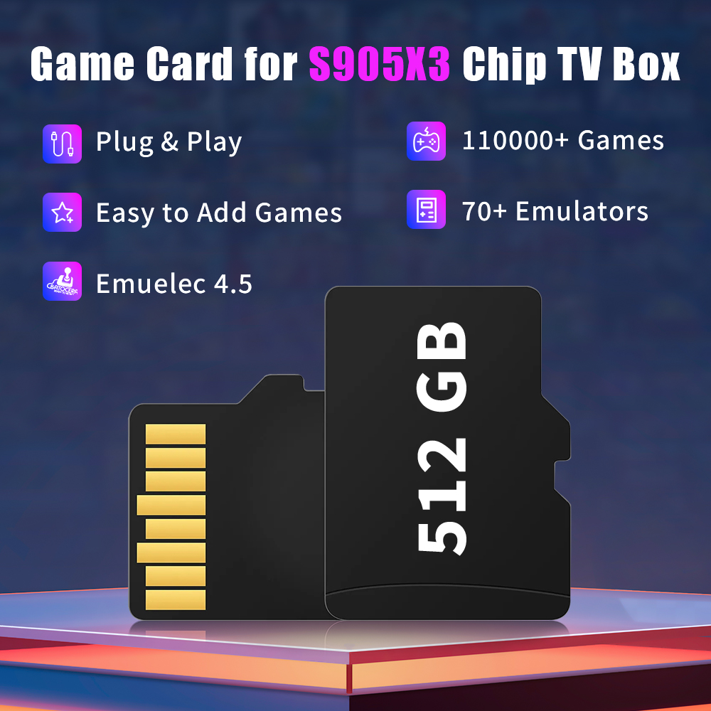 Kartu TF Game untuk S905X3 kon - Gaming Console Box ulasan dan harga