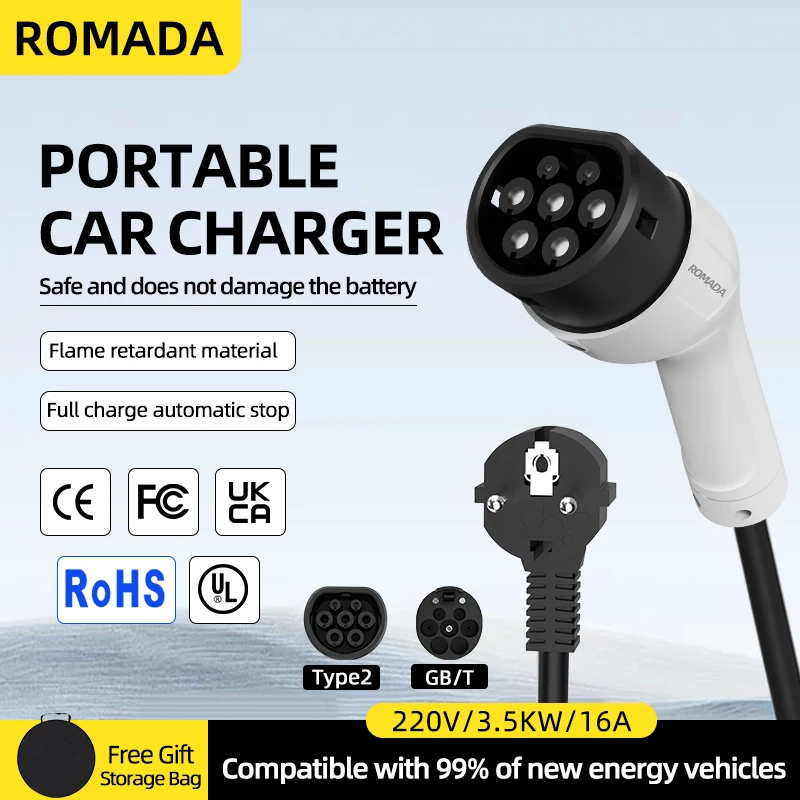 Kabel Pengisian Daya EV ROMADA - Pc Gaming Handheld Console ulasan dan harga