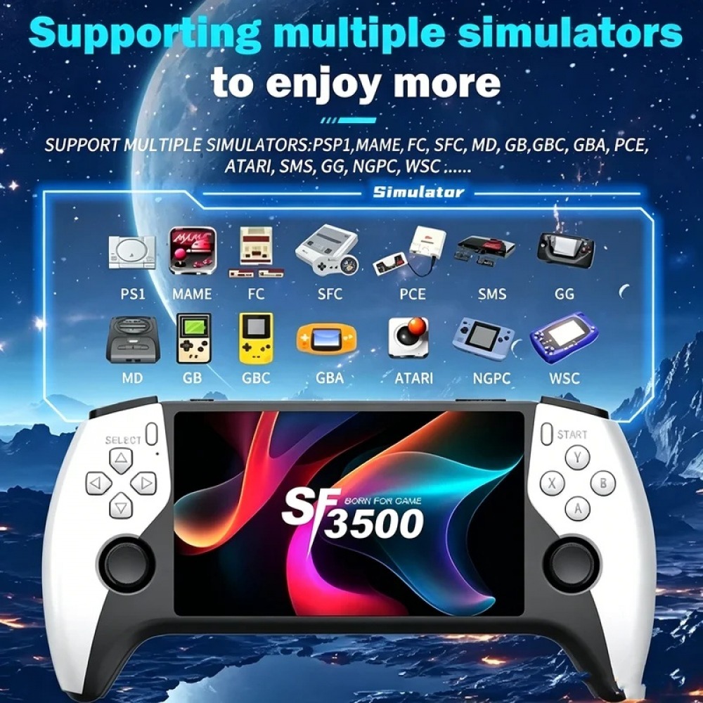 SF3500 Konsol Game Genggam 5 i - Gaming Console Handheld Retro ulasan dan harga