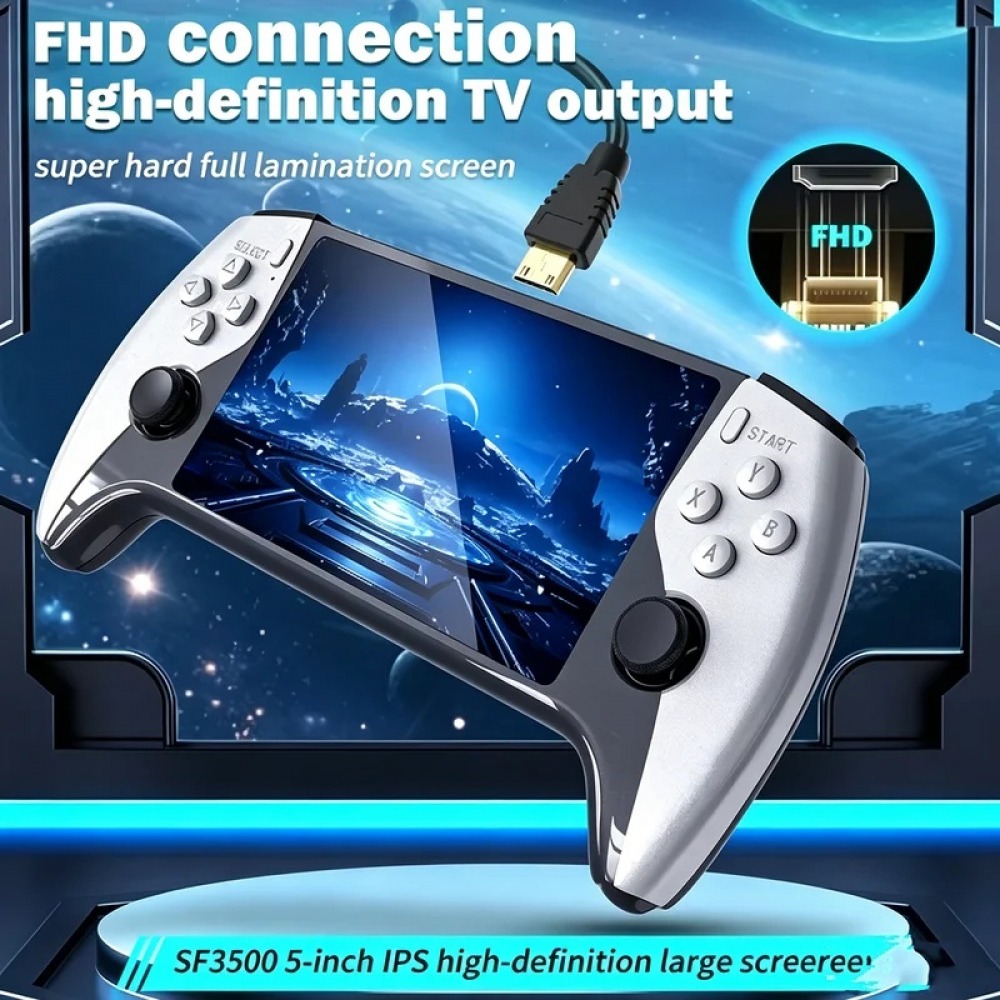 SF3500 Konsol Game Genggam 5 i - Gaming Console Handheld Retro ulasan dan harga